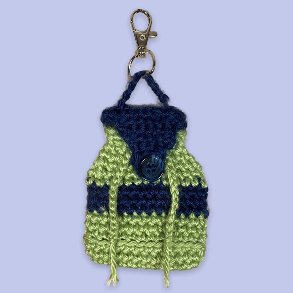 NEW Handmade Crochet Mini Change Purse/Coin Purse Keychain